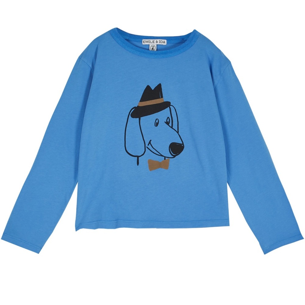 Emile et Ida Organic Cotton Dog T-shirt Size 10